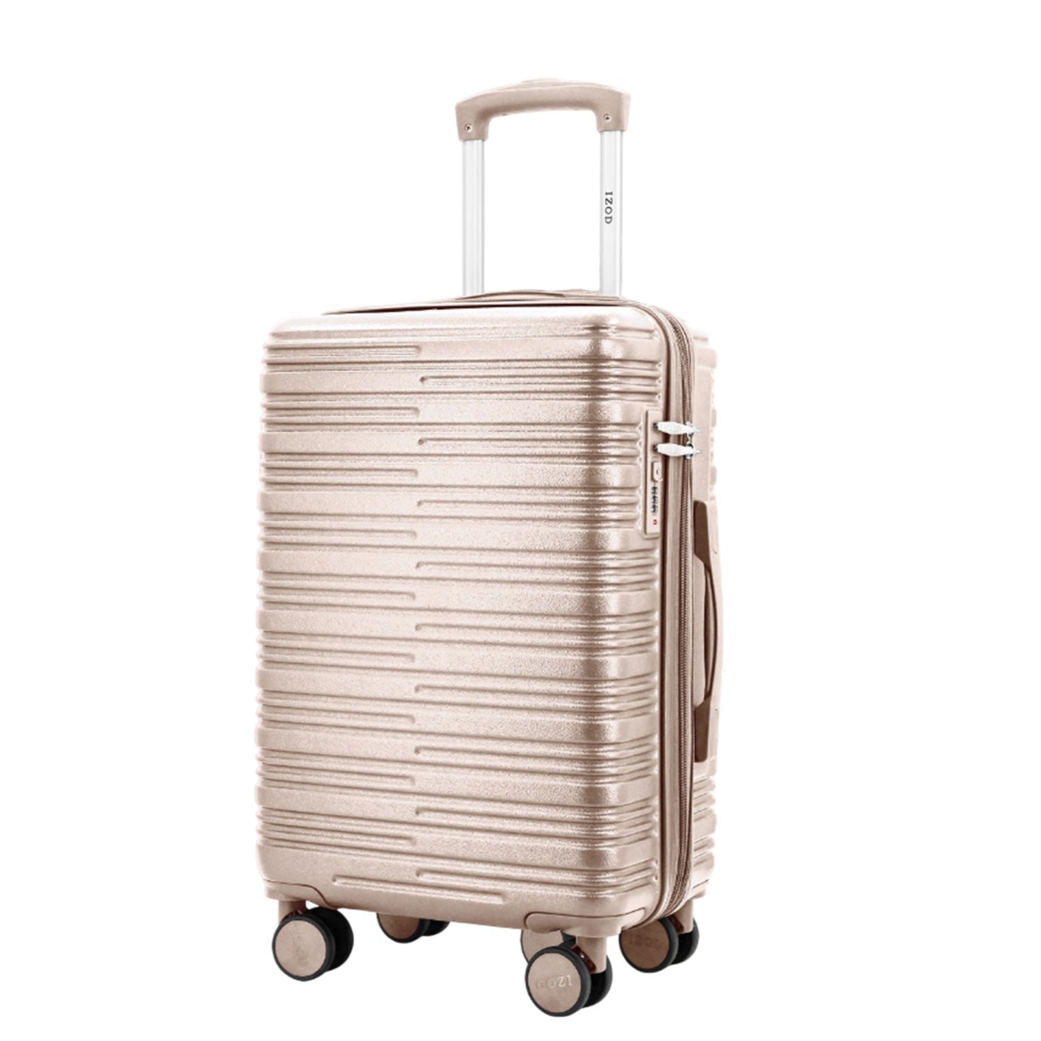 IZOD Romeo 20-Inch Carry-On Luggage – Lightweight Expandable ABS Hardside Suitcase with 360° Dual Spinner Wheels & Built-In Combo Lock
