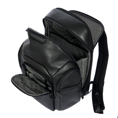 Porsche Roadster Leather Evo Backpack Expandable M