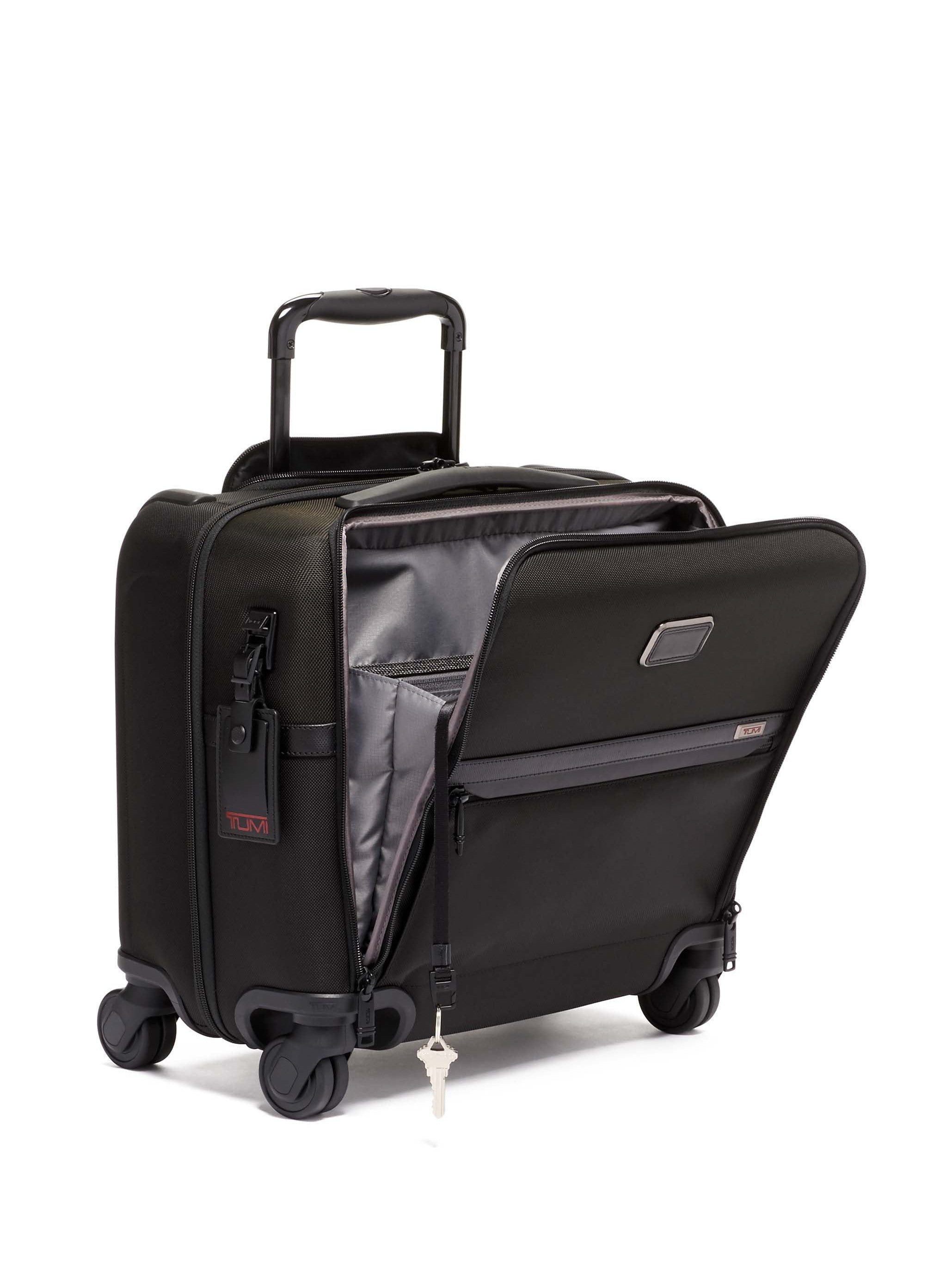 Tumi Alpha 3 Compact 4 Wheeled Briefcase – Voyage Luggage