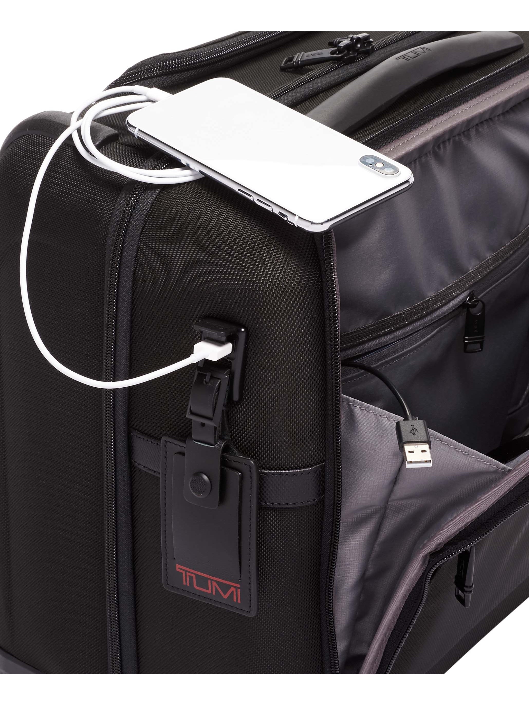 Tumi Alpha 3 Compact 4 Wheeled Briefcase | Voyage Luggage
