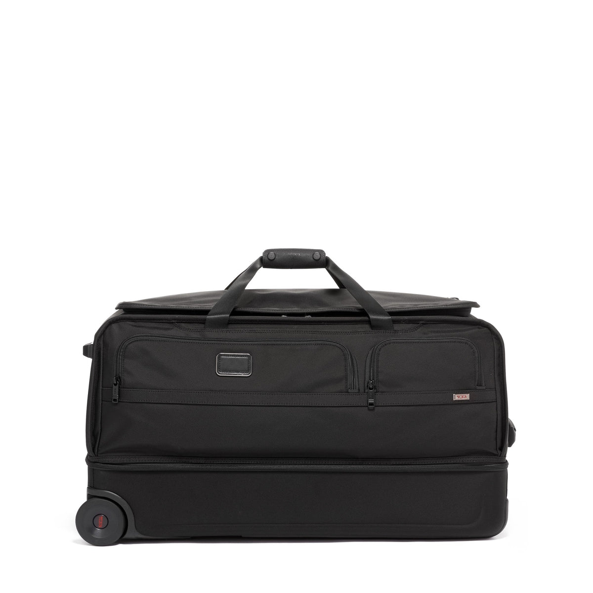 Tumi Alpha 3 Large Split 2 Wheeled Duffel Bag Black front