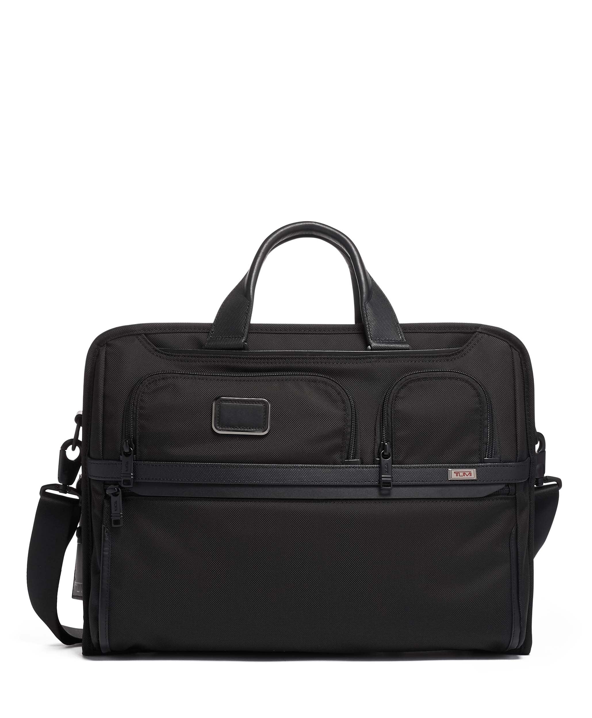 Alpha Compact Lg Laptop Briefcase - Voyage Luggage