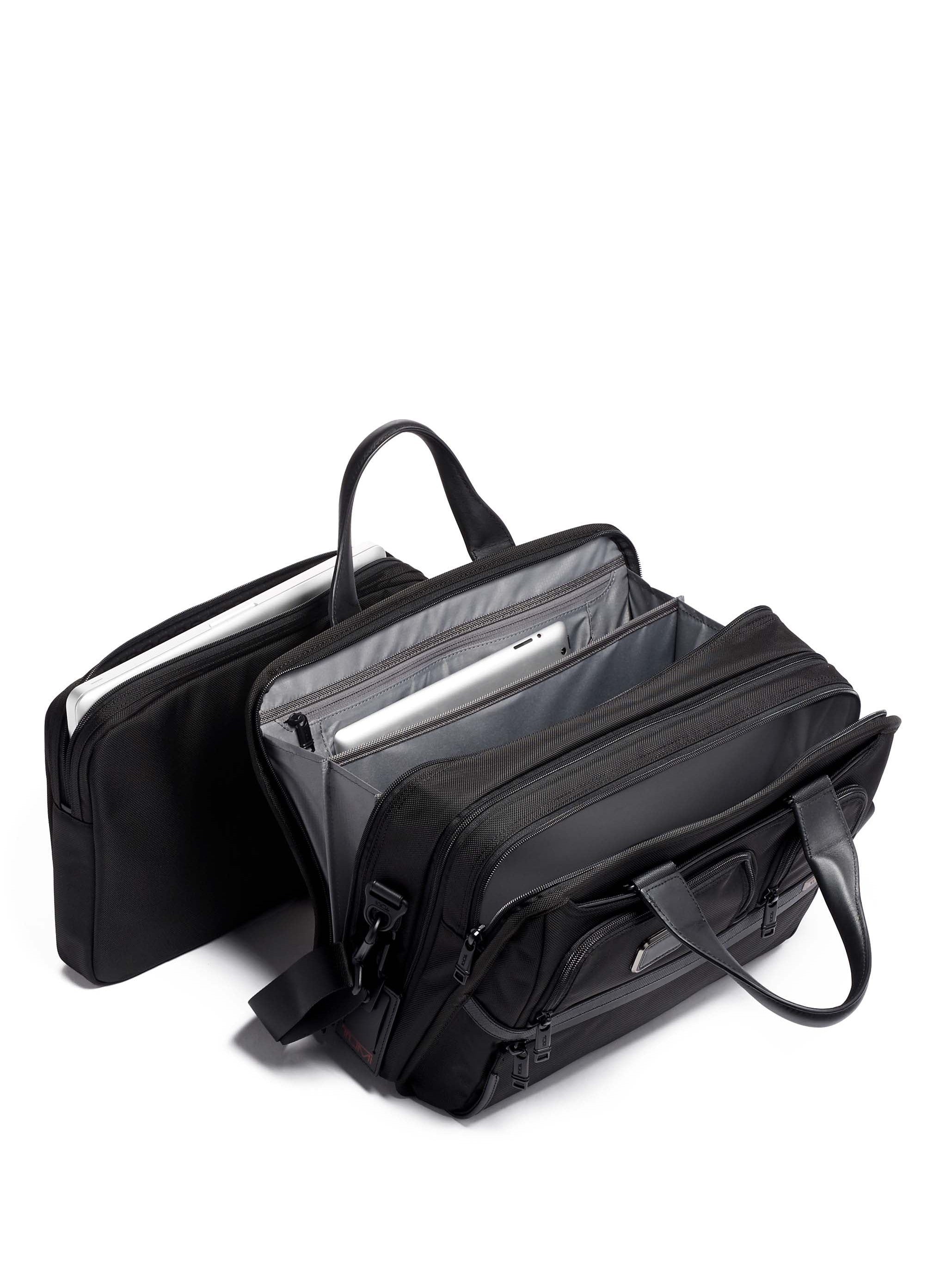 Alpha Expandable Org Laptop Brifcase