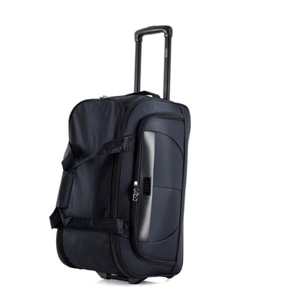 IZOD Carol Lightweight Soft Shell Rolling Duffel Bag with Wheels and Telescopic Handle – Travel-Ready Luggage Duffel