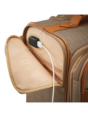 Herringbone Deluxe Domestic Expandable Spinner Carry-On