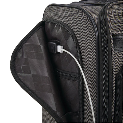 Hartmann Herringbone Deluxe Carry-On Underseat Spinner