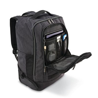 Modern Utility Convertible Wheeled Backpack 15.6"
