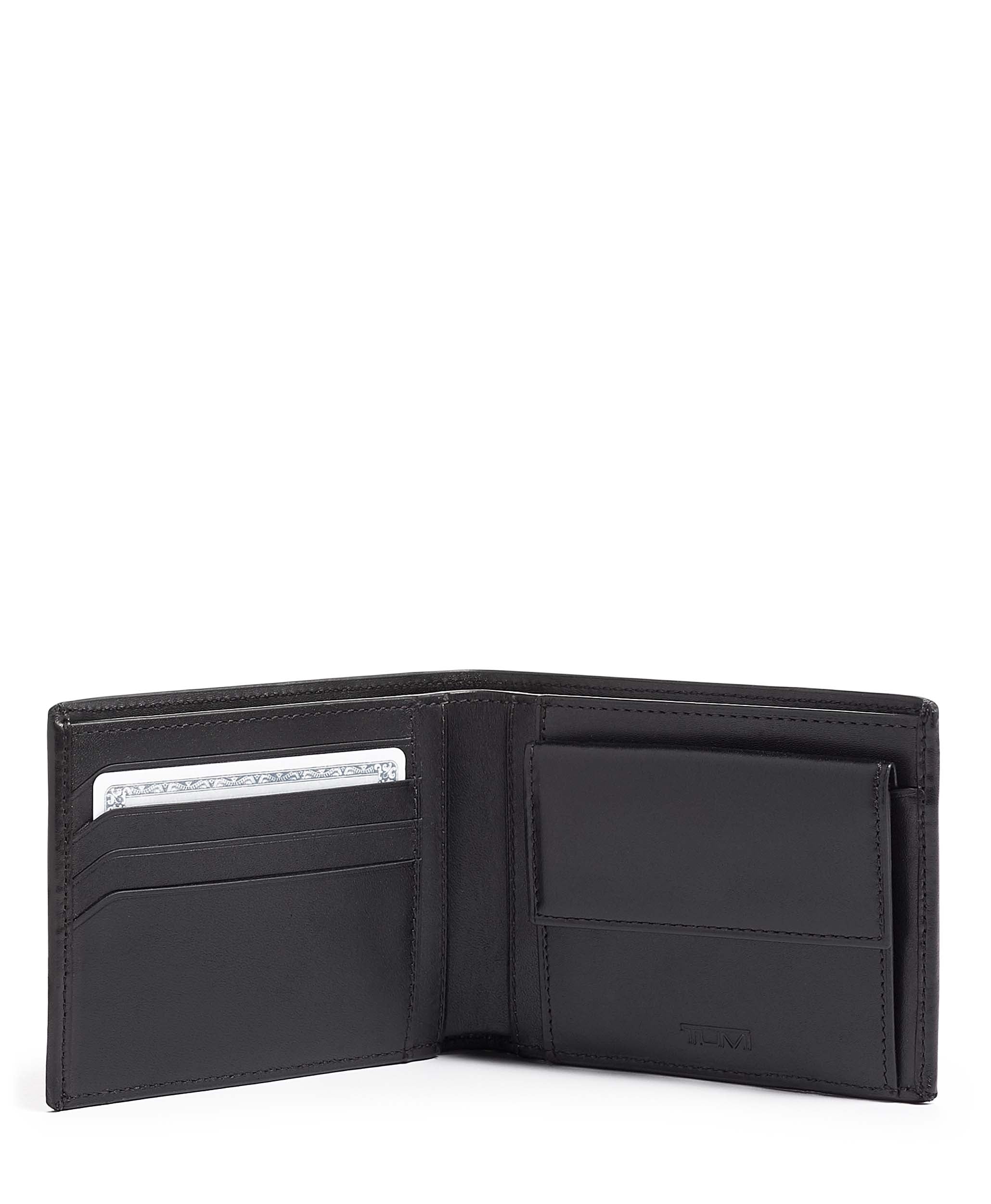 Tumi Nassau Slg Global Leather Wallet Coin Pocket