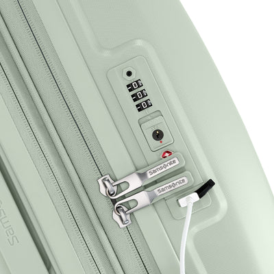 Samsonite Outline Pro sage 22" carry-on hardside spinner, TSA lock and zipper pulls