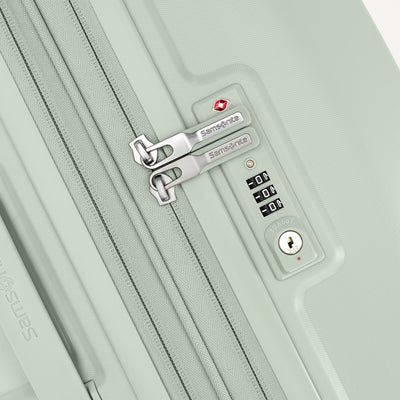 Samsonite Outline Pro sage 28" large hardside spinner, TSA lock and zipper pulls