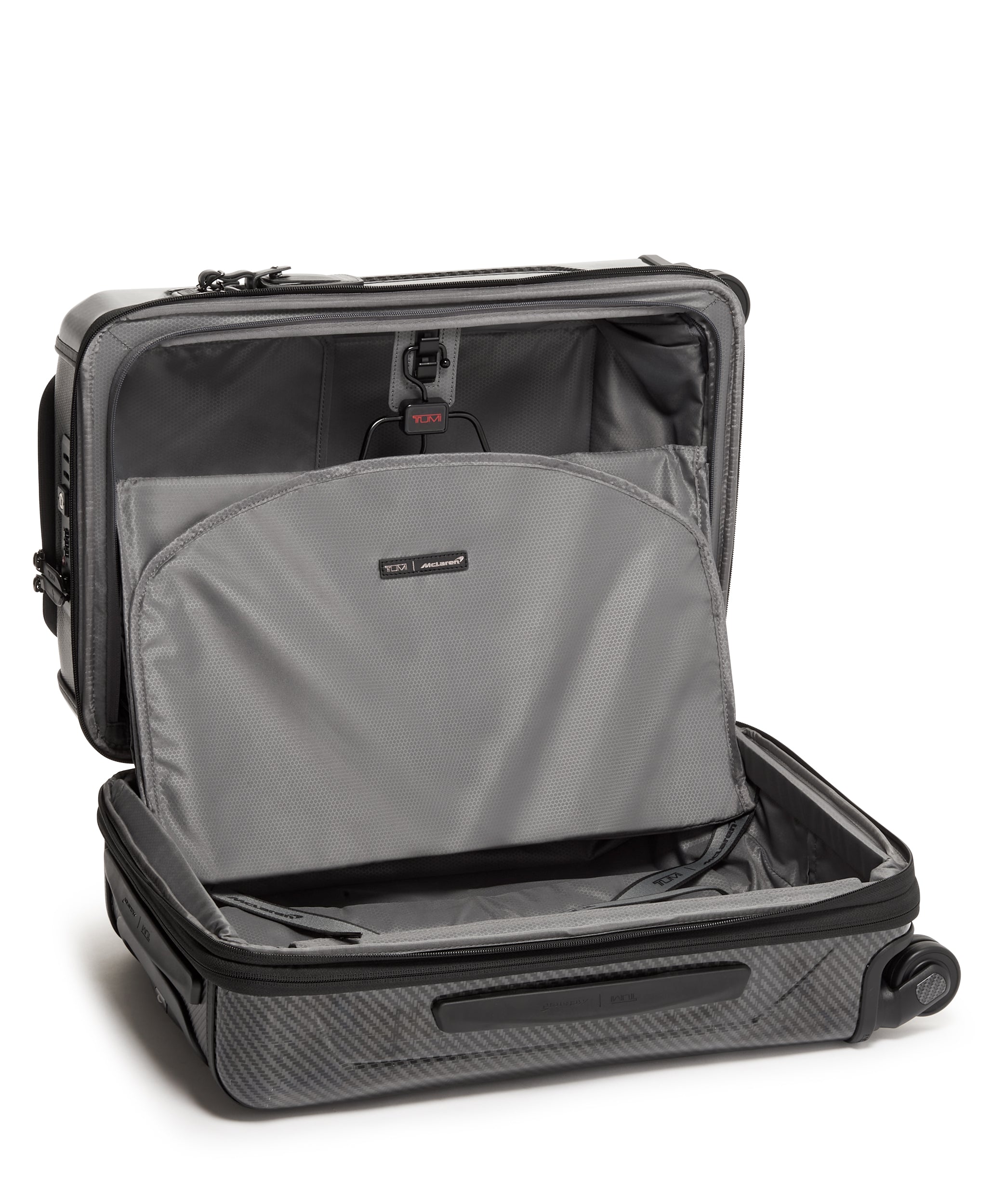 I Mclaren Aero International Expandable 4 Wheeled Carry-On