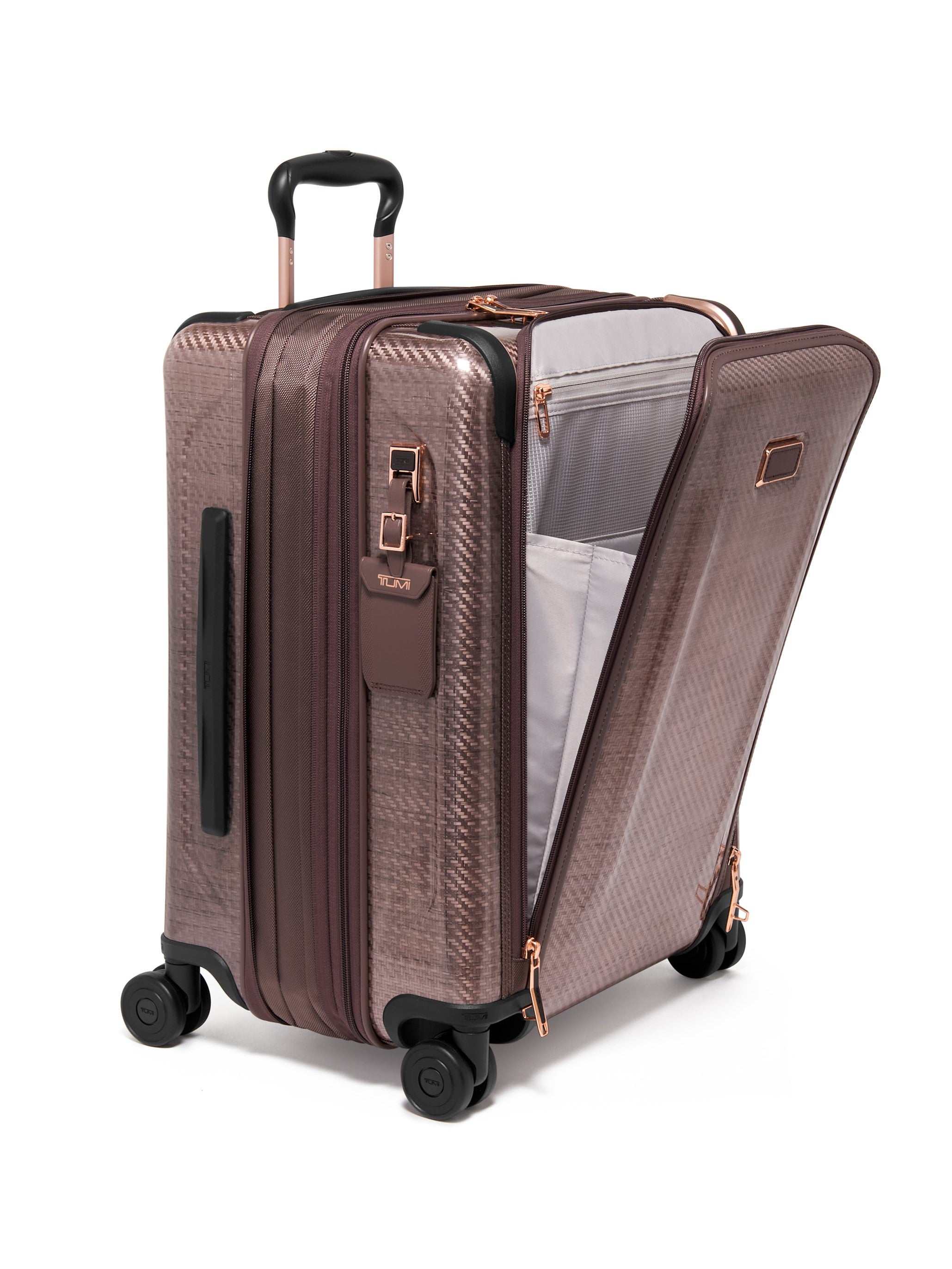 Tegra Lite Front Pocket Expandable Spinner Suitcase