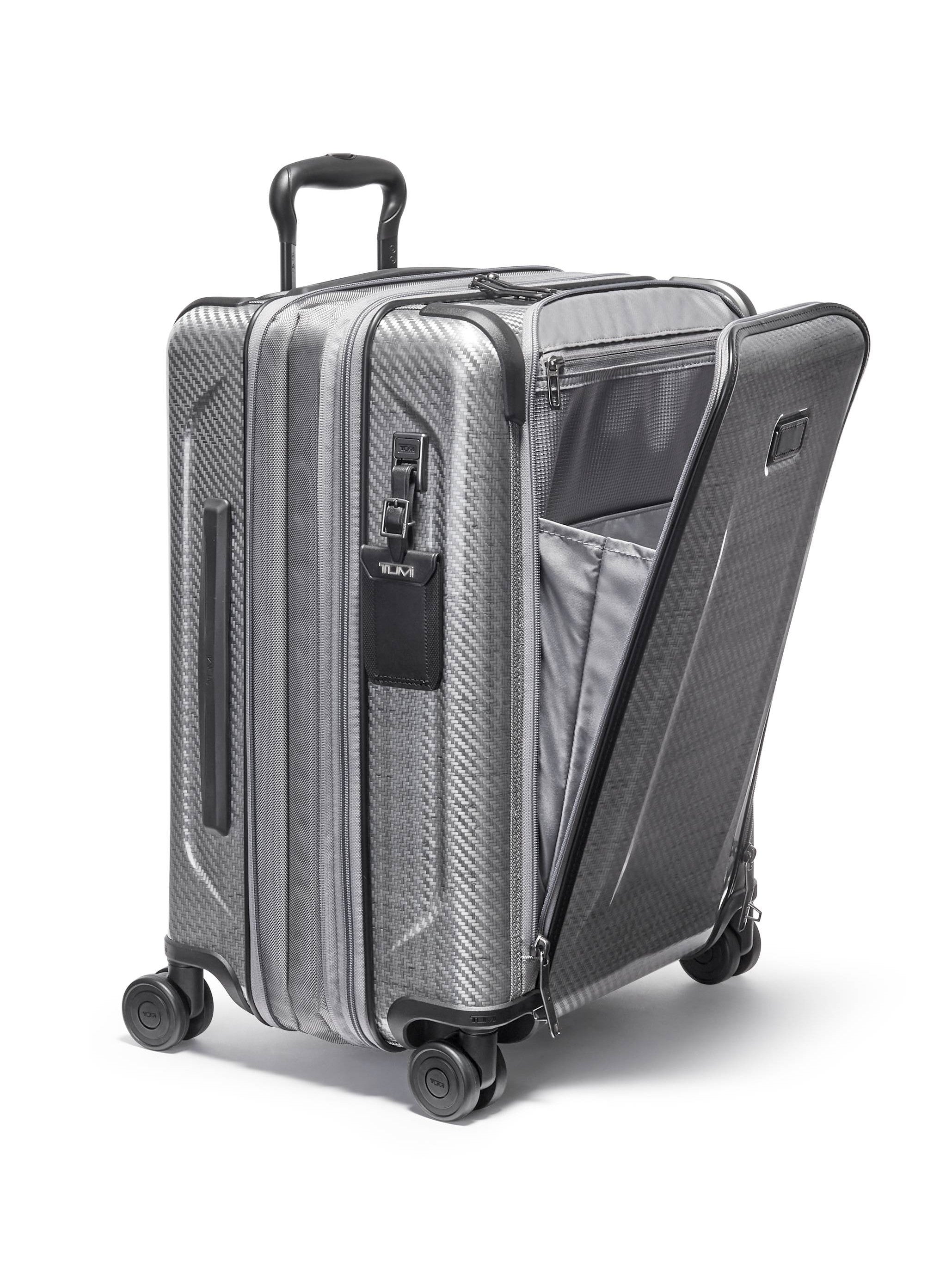 Tegra Lite Front Pocket Expandable Spinner Suitcase