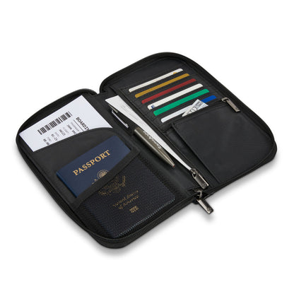 Samsonite RFID zip close Travel wallet