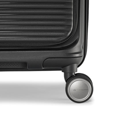 Samsonite Paralux Global black carry-on hardside spinner, wheel 
