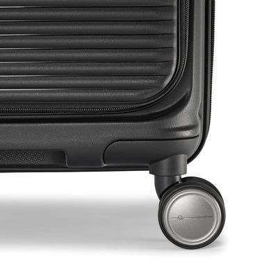 Samsonite Paralux black large checked hardside spinner, wheel 34