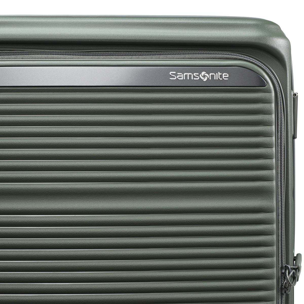 Samsonite Paralux olive large checked hardside spinner, material 2 