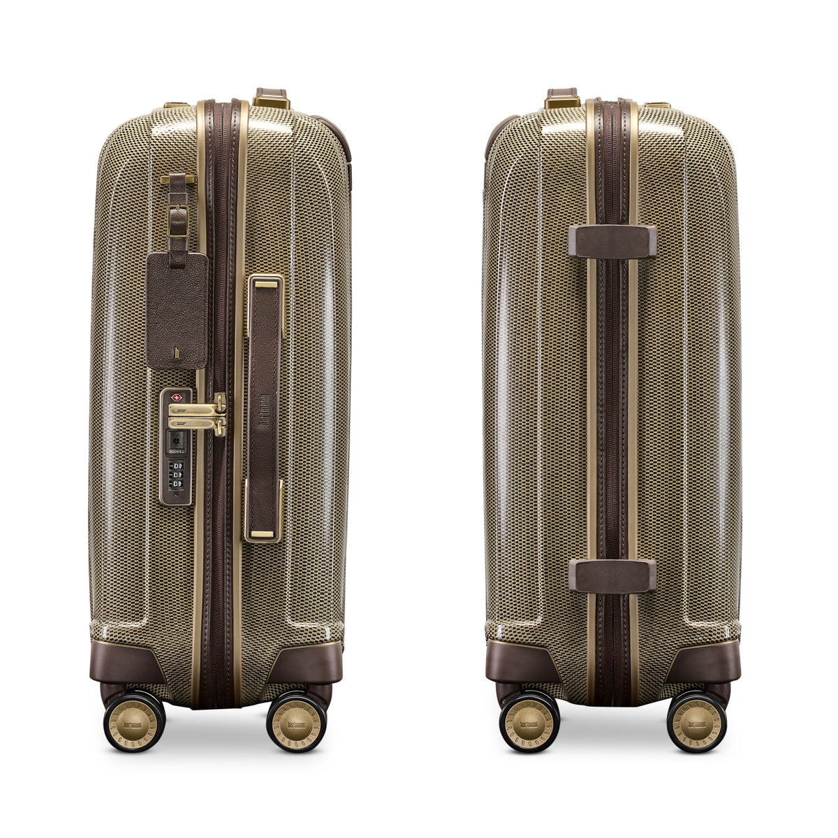 Hartmann Tweed CURV Global Carry-On Spinner - Tweed/Natural Leather