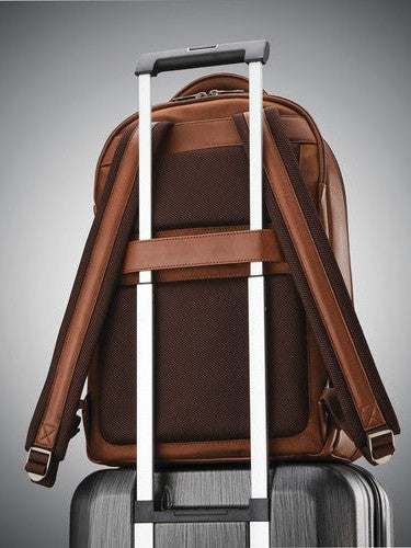 Classic Leather Backpack 15.6"