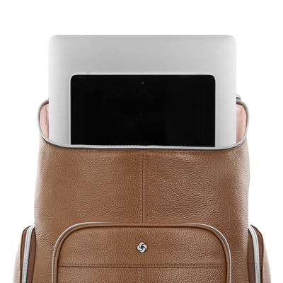 Samsonite Mobile Solution 2 Leather Deluxe Backpack
