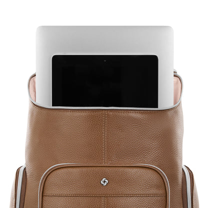 Samsonite Mobile Solution 2 Leather Deluxe Backpack