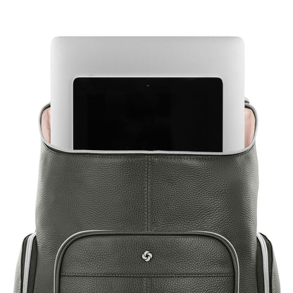 Samsonite Mobile Solution 2 Leather Deluxe Backpack