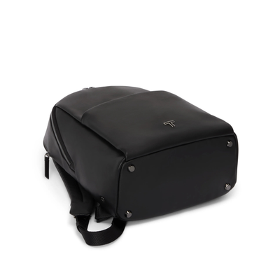 TUMI Voyageur Leather Raina Medium Backpack Black / Grey