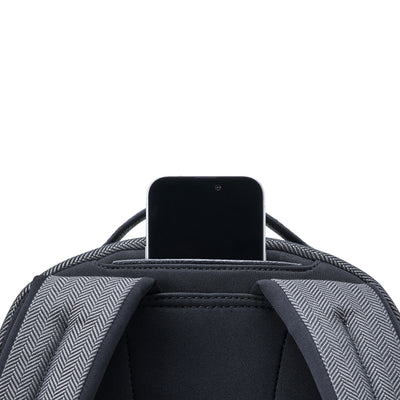 Hartmann Herringbone Backpack - Black Herringbone
