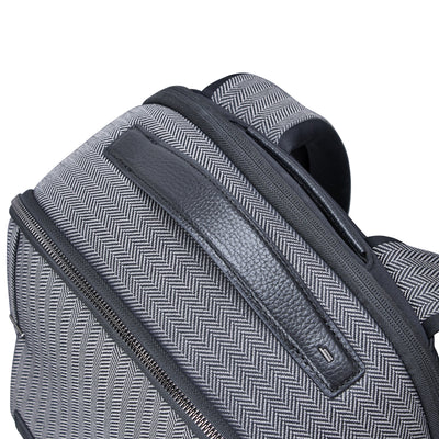 Hartmann Herringbone Travel Backpack - Black Herringbone