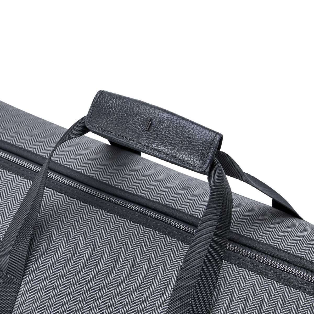 Hartmann Herringbone Weekender Duffel - Black Herringbone