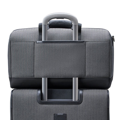 Hartmann Herringbone Weekender Duffel - Black Herringbone