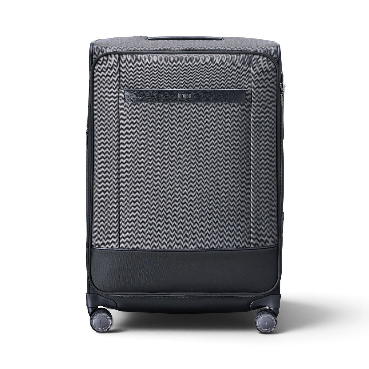 Hartmann Herringbone Medium Journey Expandable Spinner - Black Herringbone