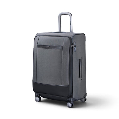 Hartmann Herringbone Medium Journey Expandable Spinner - Black Herringbone