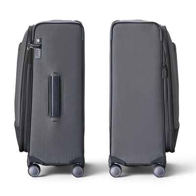 Hartmann Herringbone Medium Journey Expandable Spinner - Black Herringbone