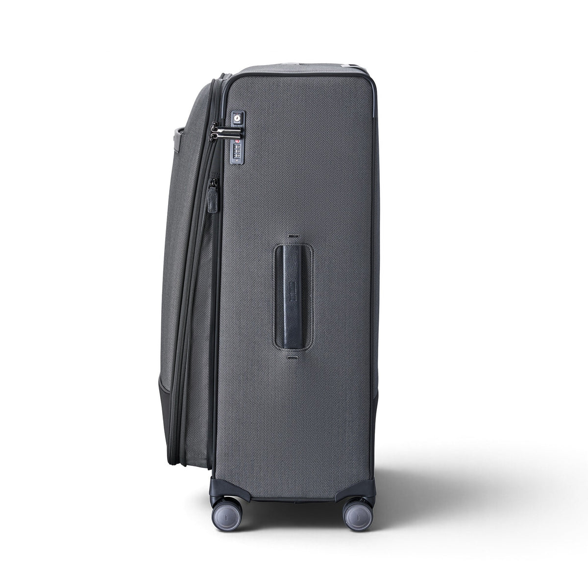 Hartmann Herringbone Extended Journey Expandable Spinner - Black Herringbone
