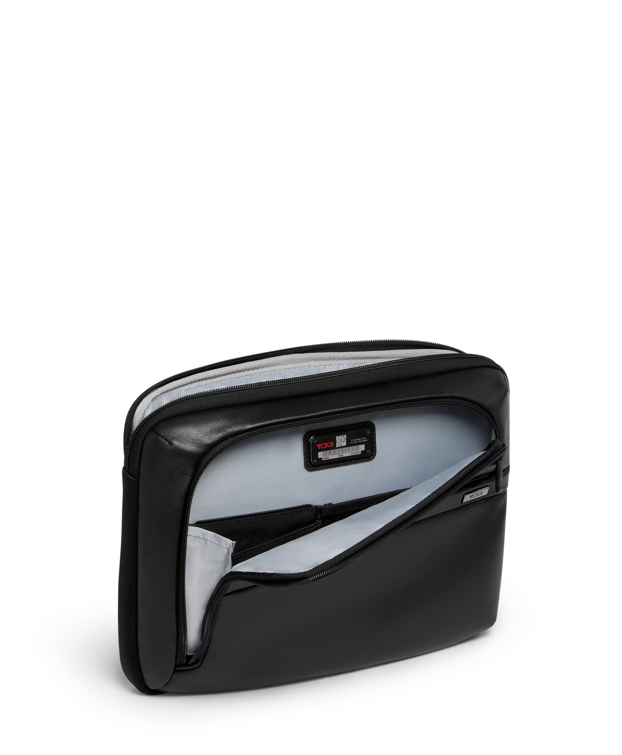 Tumi Alpha Medium 13" Laptop Cover Black THREEQUARTER