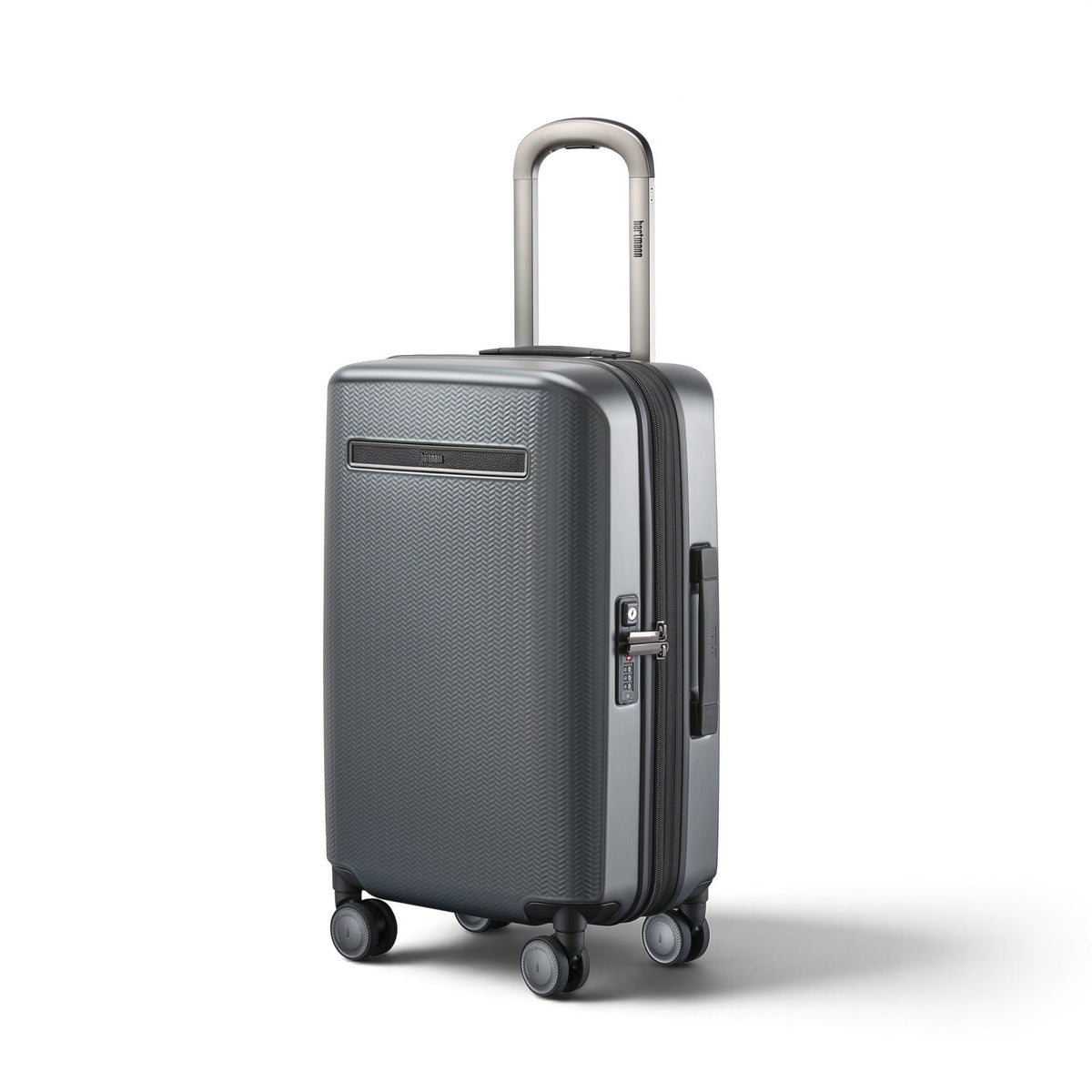 Hartmann Herringbone Hardside Global Expandable Spinner Carry-On - Black Herringbone