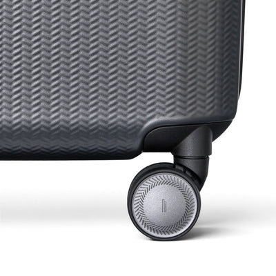 Hartmann Herringbone Hardside Global Expandable Spinner Carry-On - Black Herringbone