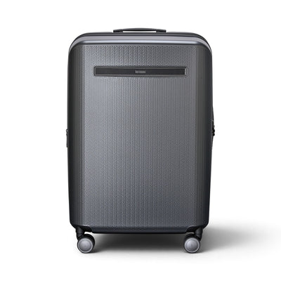 Hartmann Herringbone Hardside Medium Journey Expandable Spinner - Black Herringbone
