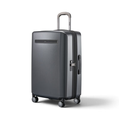 Hartmann Herringbone Hardside Medium Journey Expandable Spinner - Black Herringbone