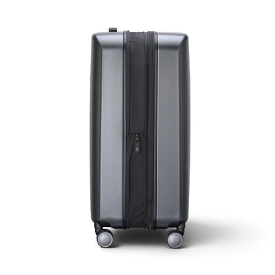 Hartmann Herringbone Hardside Medium Journey Expandable Spinner - Black Herringbone