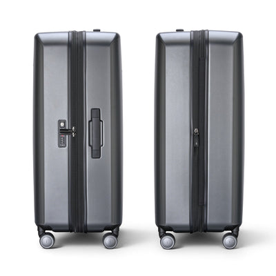 Hartmann Herringbone Hardside Extended Journey Expandable Spinner - Black Herringbone