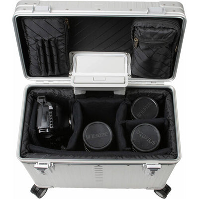 Aleon Aluminum Deluxe 4-Wheeled Pilot Case 17"