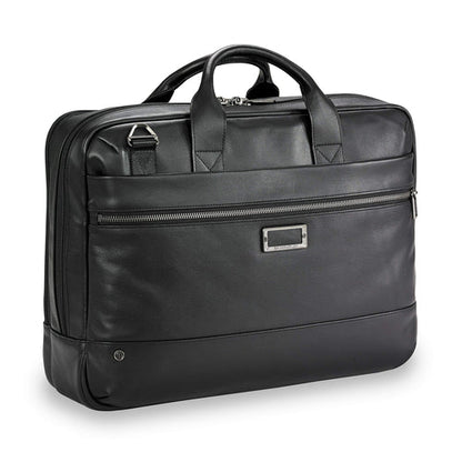 Briggs & Riley @Work Leather Medium Briefcase