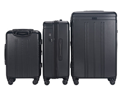 IZOD Zoe 3-Piece Luggage Set – Lightweight ABS Hard Shell Suitcases with 360° Spinner Wheels, Telescopic Handle & Expandable Design (28”/24”/20”)