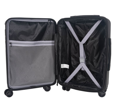 IZOD Zoe 3-Piece Luggage Set – Lightweight ABS Hard Shell Suitcases with 360° Spinner Wheels, Telescopic Handle & Expandable Design (28”/24”/20”)