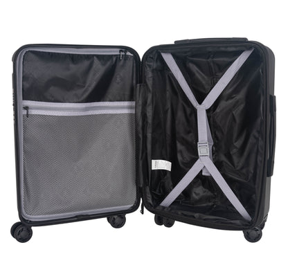 IZOD Zoe 3-Piece Luggage Set – Lightweight ABS Hard Shell Suitcases with 360° Spinner Wheels, Telescopic Handle & Expandable Design (28”/24”/20”)