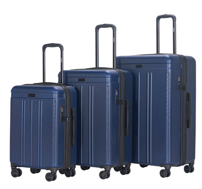IZOD Zoe 3-Piece Luggage Set – Lightweight ABS Hard Shell Suitcases with 360° Spinner Wheels, Telescopic Handle & Expandable Design (28”/24”/20”)