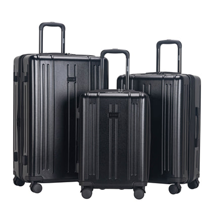 IZOD ISLA 3-Piece Luggage Set – Lightweight ABS Hard Shell Suitcases with 360° Spinner Wheels, Telescopic Handle & Expandable Design (28”/24”/20”)