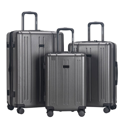 IZOD ISLA 3-Piece Luggage Set – Lightweight ABS Hard Shell Suitcases with 360° Spinner Wheels, Telescopic Handle & Expandable Design (28”/24”/20”)